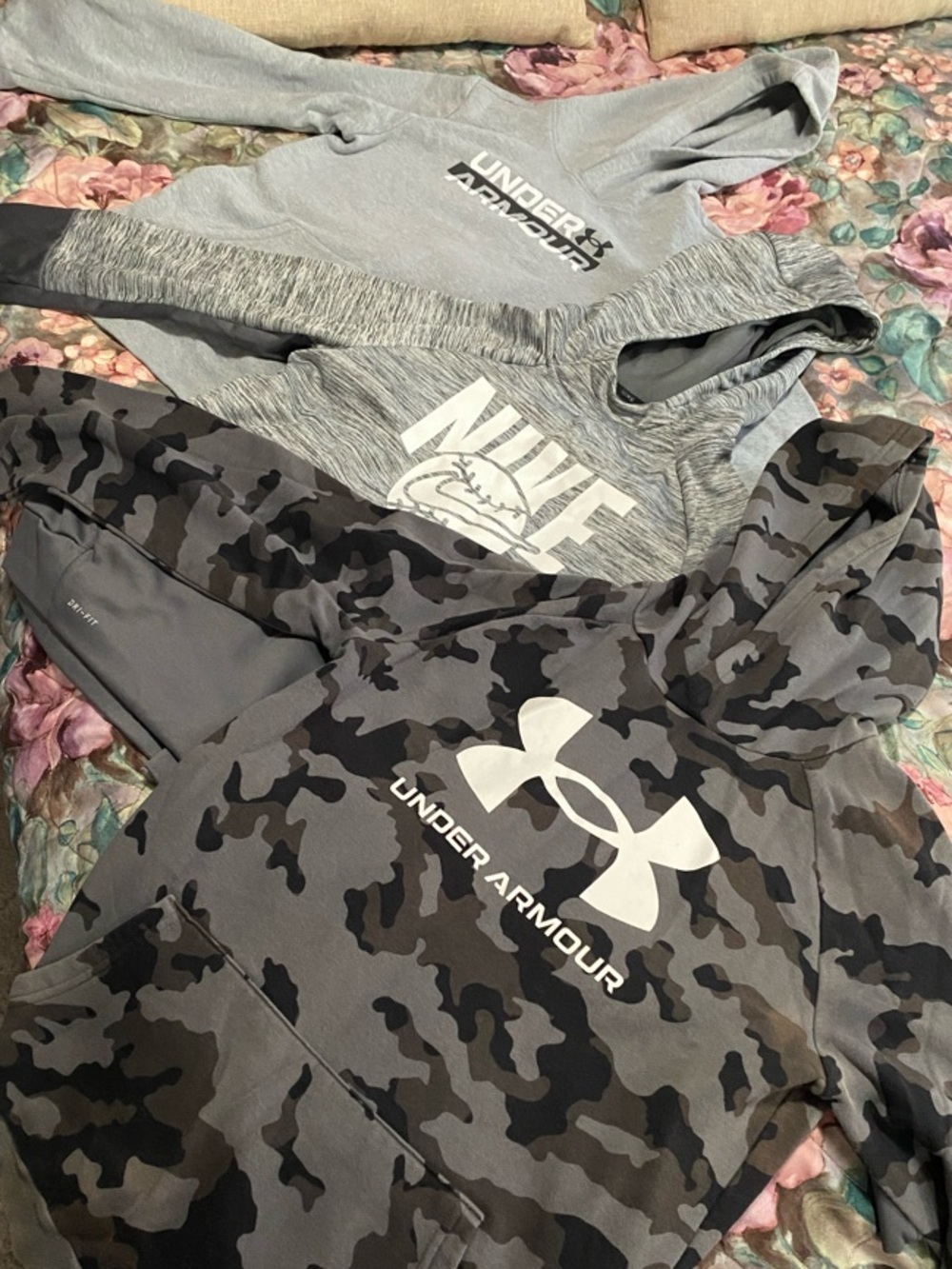 $17- (3)-xl youth hoodies-Under Armour , Nike